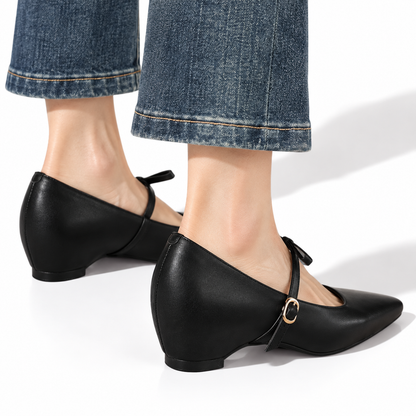Bronny | Bow-Strap Mary Jane Pump