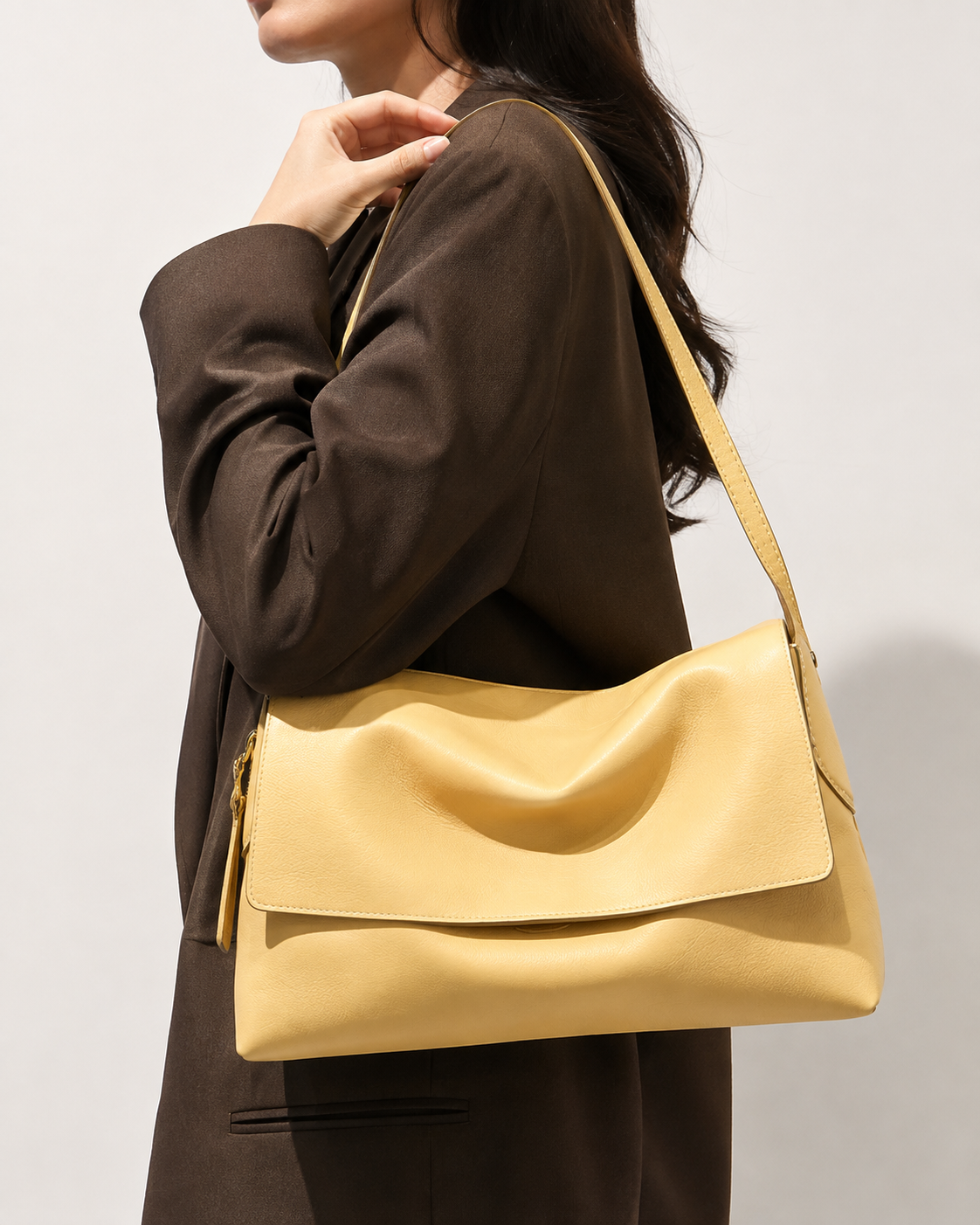 EVIANA CLASSY SHOULDER BAG GENUINE LEATHER