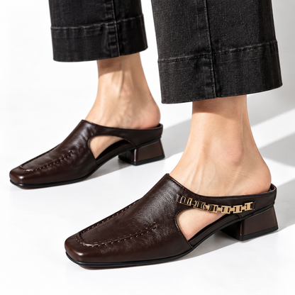 Vyola | Comfort Leather Mules