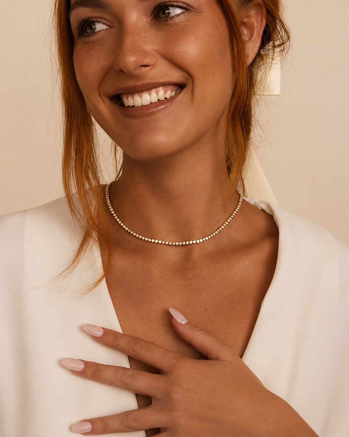 Padel Necklace Gold
