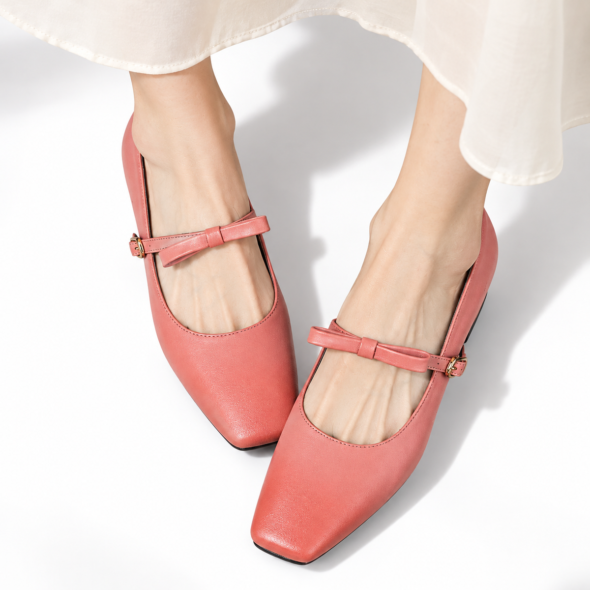 Bronny | Bow-Strap Mary Jane Pump