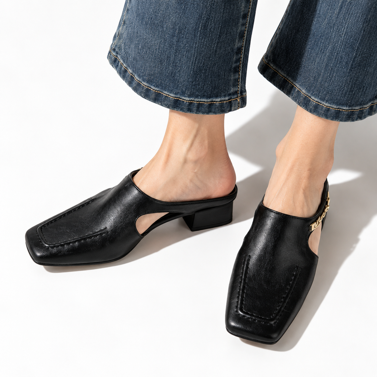Vyola | Comfort Leather Mules