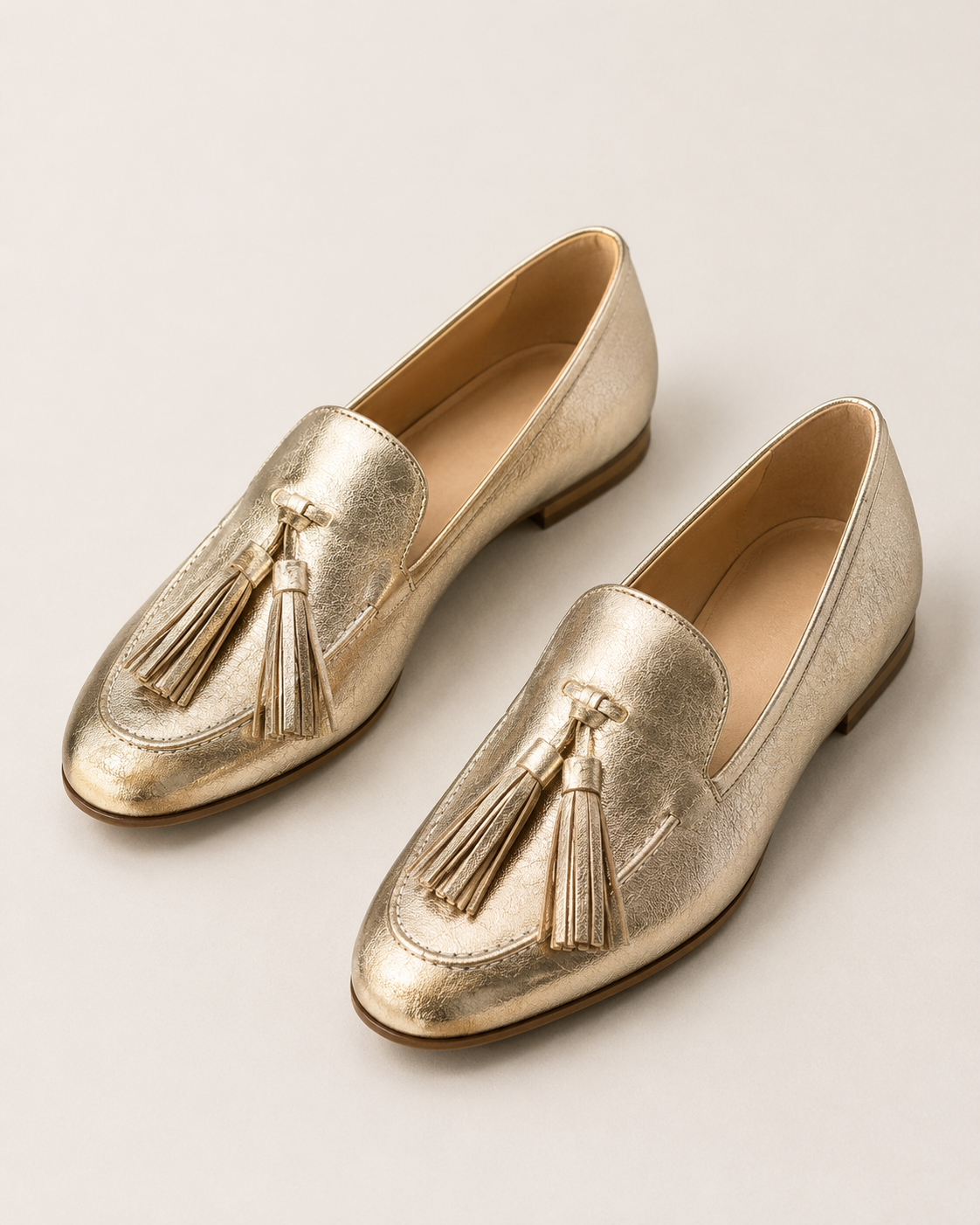 Tiffany | Women’s Gold Loafers