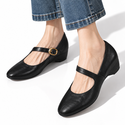 Quire | Round-Toe Mary Jane Flat