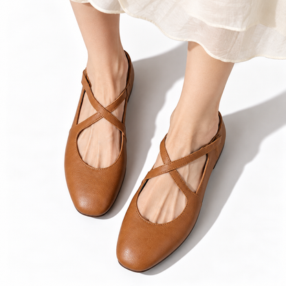Zeorey | Leather Flats