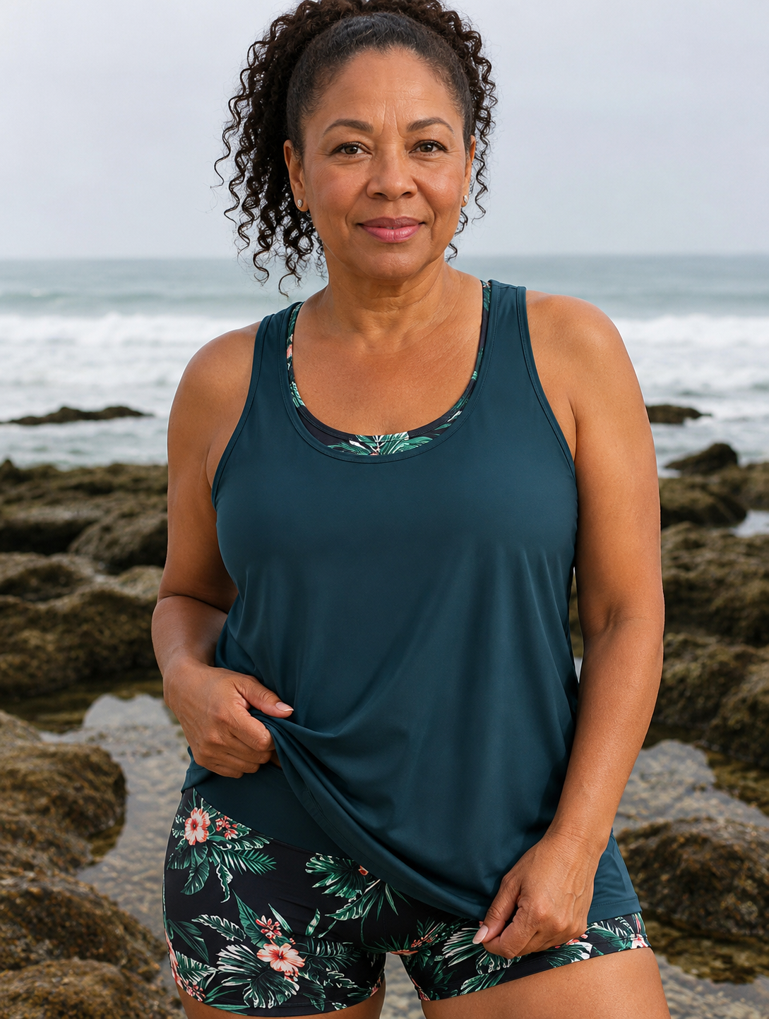 Monique | Flattering 3-Piece Tankini Set