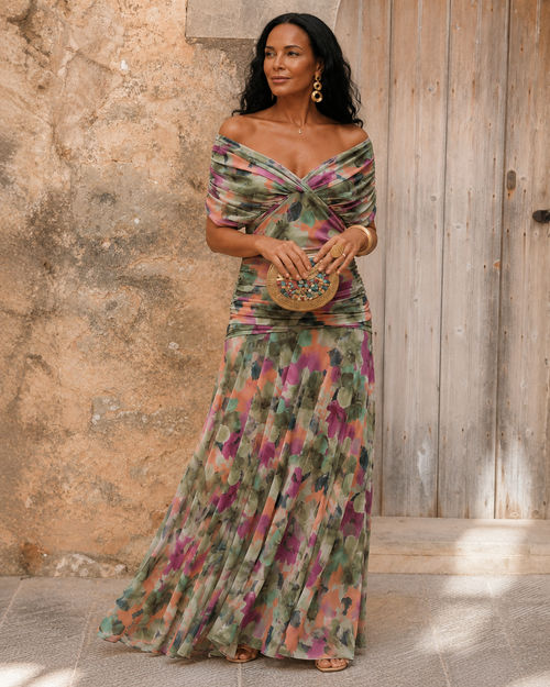 Cristia | Elegant Floral Dress