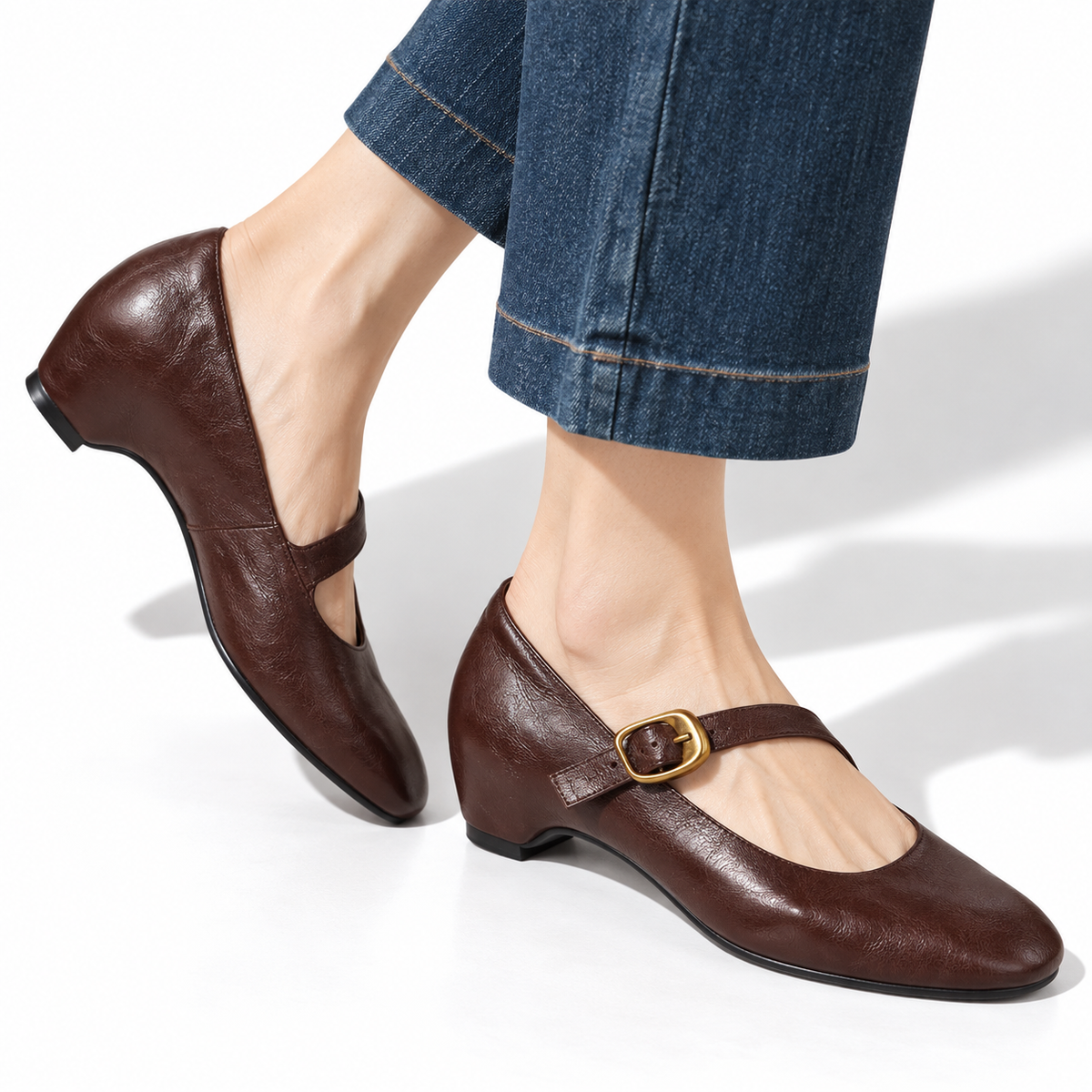 Quire | Round-Toe Mary Jane Flat