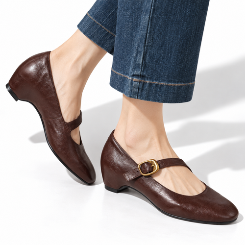 Quire | Round-Toe Mary Jane Flat