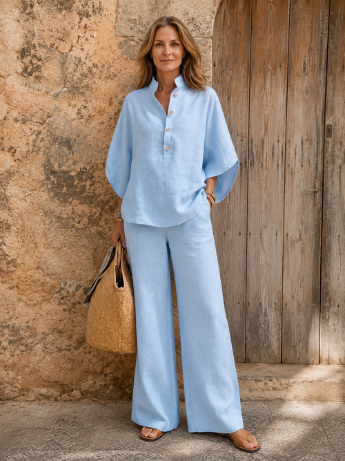 Sarah | Linen Two-Piece Set Regular price