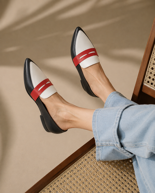 Camille | Color-Block Loafers