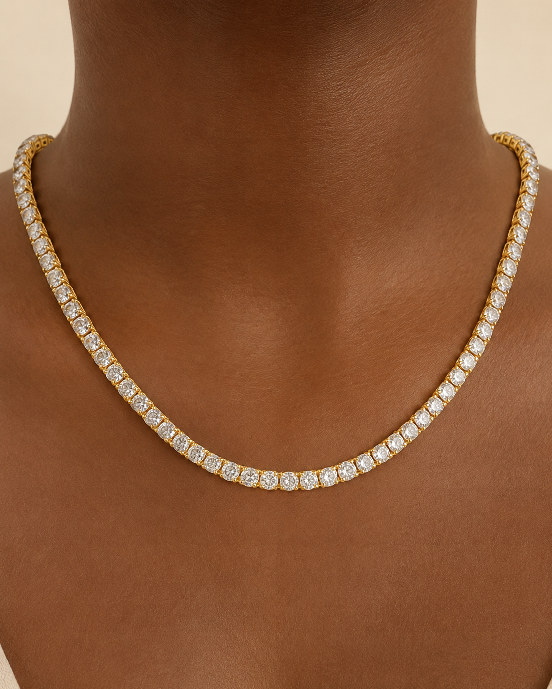 Padel Necklace Gold
