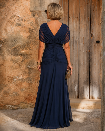 Aveny | Elegant Blue Dress