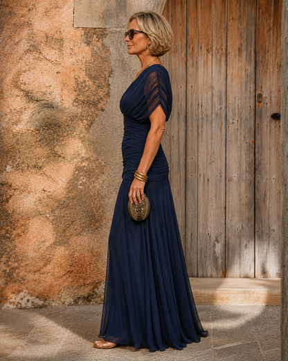 Aveny | Elegant Blue Dress