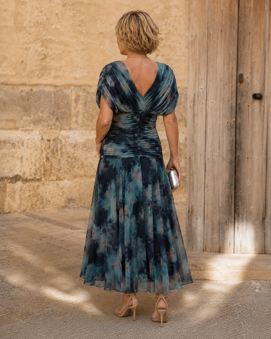 Maya | Elegant Blue Dress