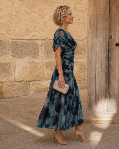 Maya | Elegant Blue Dress